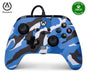 Verbesserter kabelgebundener PowerA Controller für Xbox Series X|S - Blue Camo Blaue Tarnung