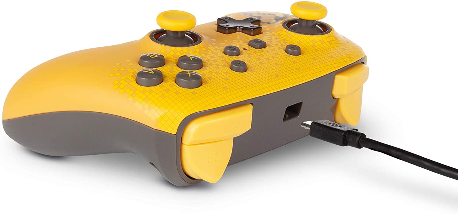 PowerA Pokemon Enhanced Wired Controller for Nintendo Switch - Pixel Pikachu, Gamepad, Wired Video Game Controller, Gaming Controller - Nintendo Switch