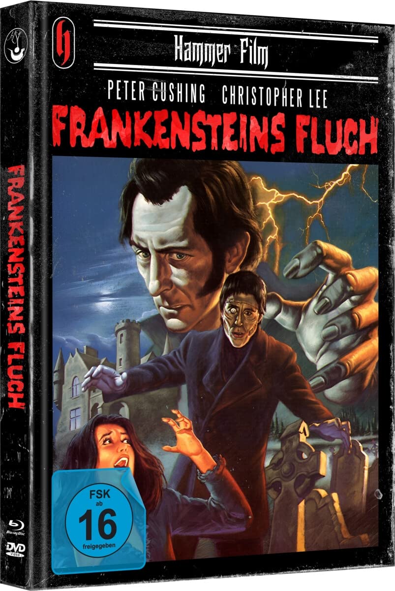 Frankensteins Fluch - Cover A (Uncut Limited Mediabook, Hammer Film-Edition)