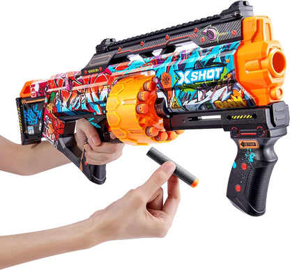 XSHOT Skins Last Stand Dart Blaster (16 pilar), stilar kan variera
