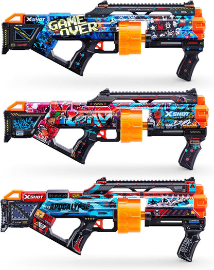 XSHOT Skins Last Stand Dart Blaster (16 pilar), stilar kan variera