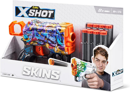 XSHOT - Spuitpistool Skins Menace-8 vlekken gemaakt van schuim, 36515
