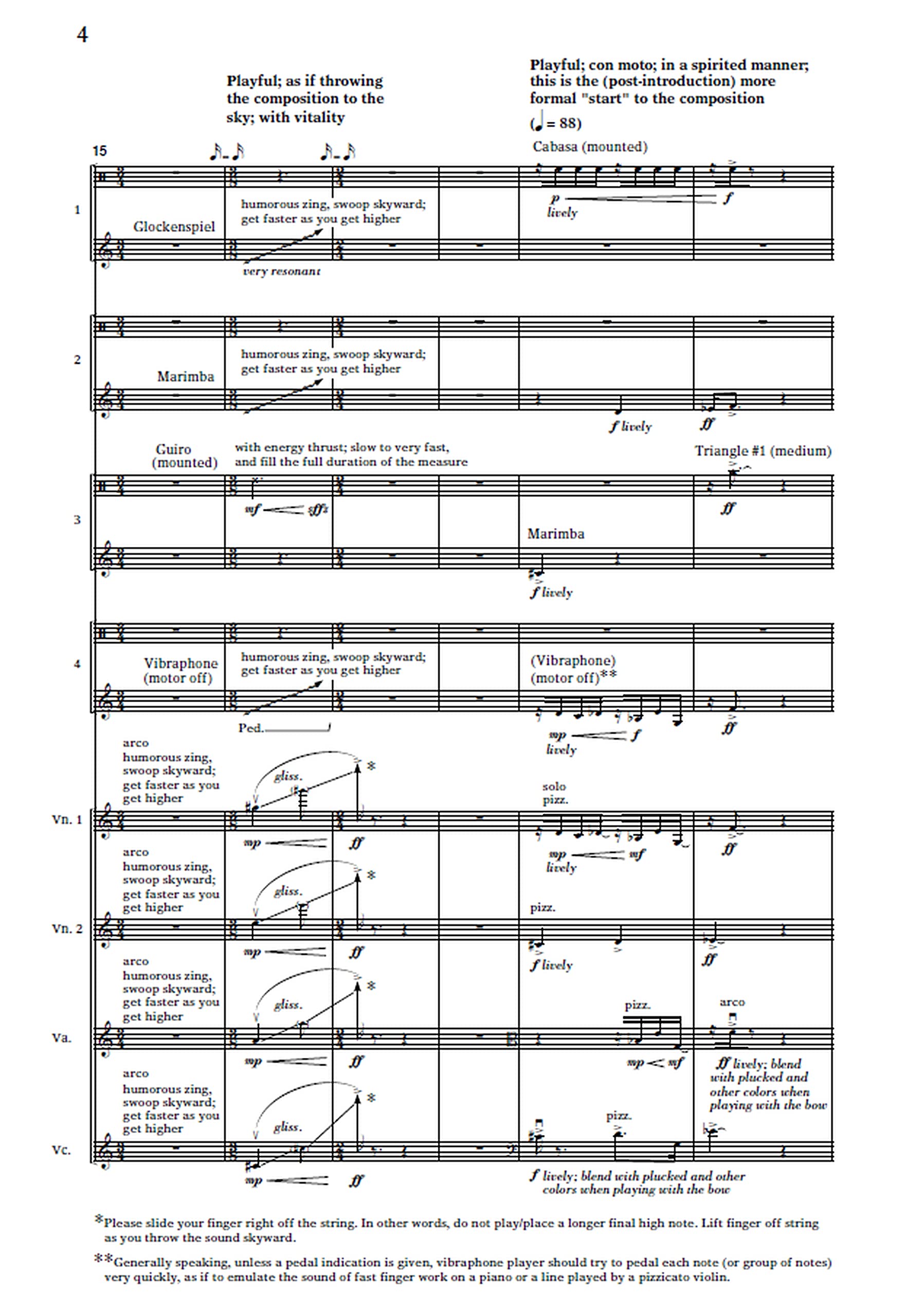 Augusta Read Thomas: MAGIC BOX for string quartet (or string orchestra) and percussion quartet - Study Score (Nimbus Music Publishing NMP1168)