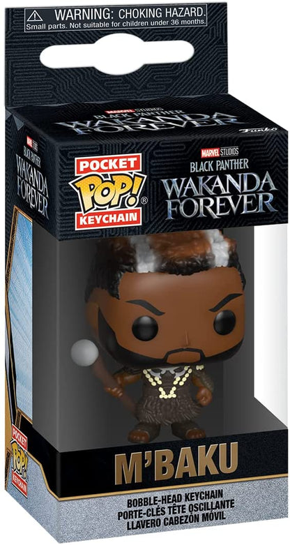 Funko POP! Keychain - Black Panther: Wakanda Forever - M'Baku Novelty Keyring - Collectable Mini Figure - Stocking Filler - Gift Idea - Official Merchandise - Movies Fans - Backpack Decor