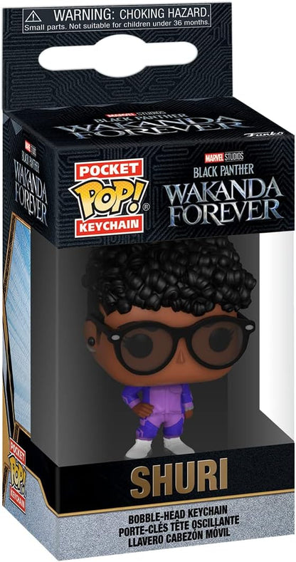 Funko POP! Keychain: Marvel - Black Panther: Wakanda Forever - Shuri Novelty Keyring - Collectable Mini Figure - Stocking Filler - Gift Idea - Official Merchandise - Movies Fans - Backpack Decor