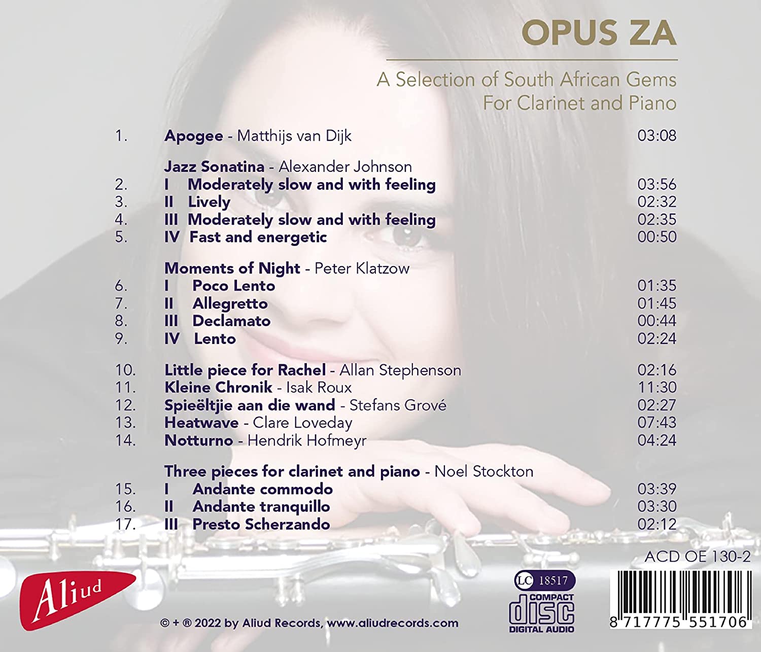 A Selection of South African Gems for Clarinet & Piano