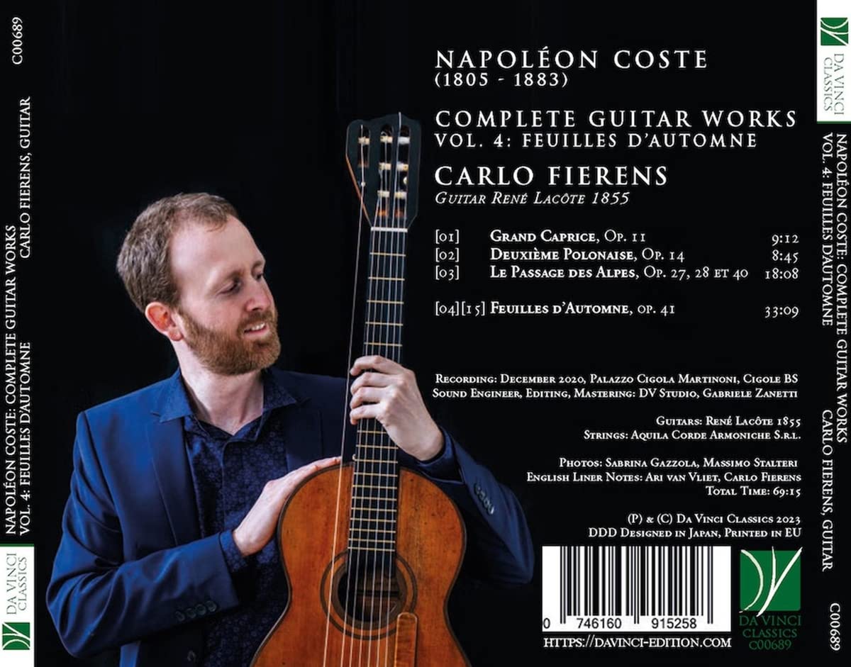 Napoleon Coste: Complete Guitar Works Vol. 3