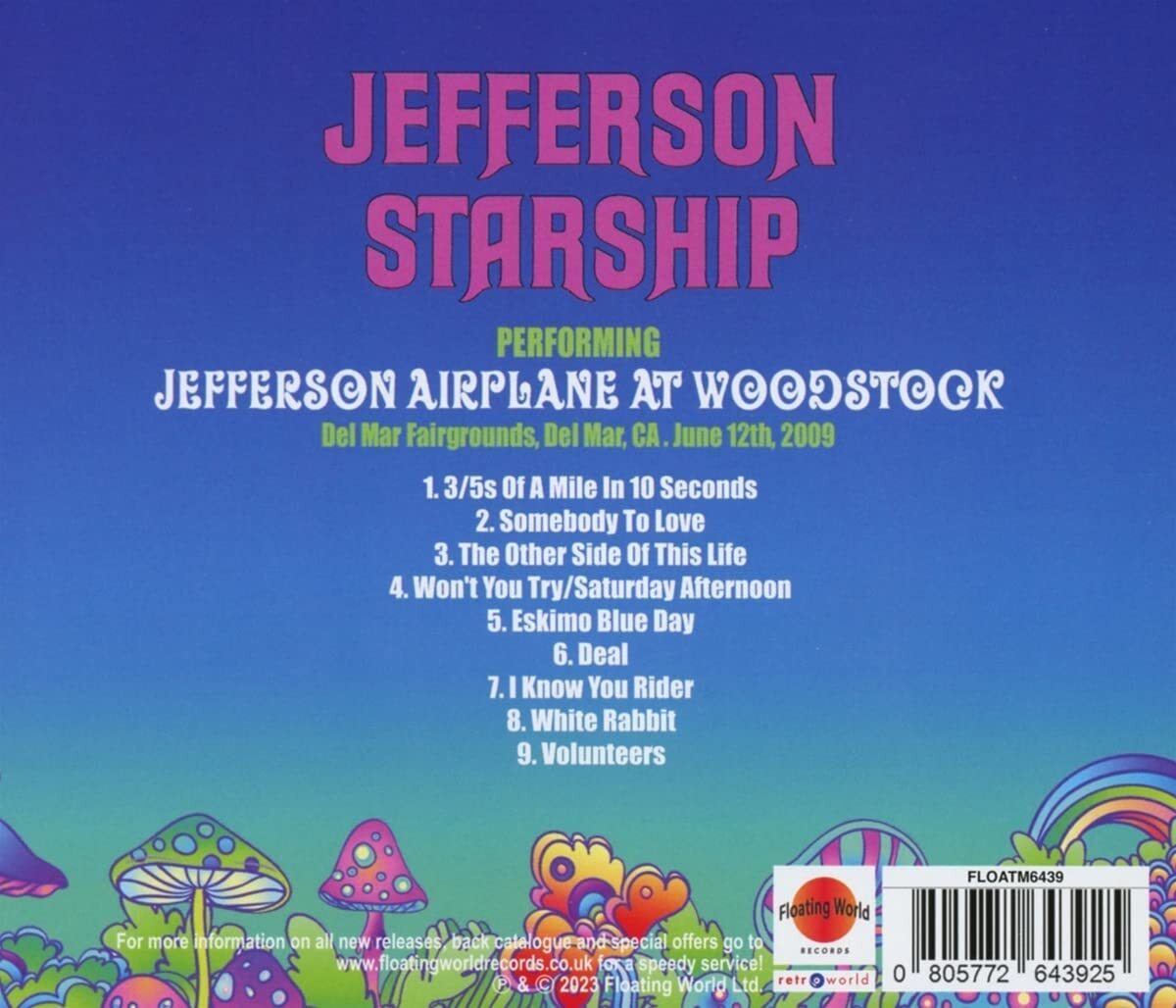 Jefferson Airplane at Woodstock: Del Mar Fairgrounds, Del Mar, CA, June 12th 2009