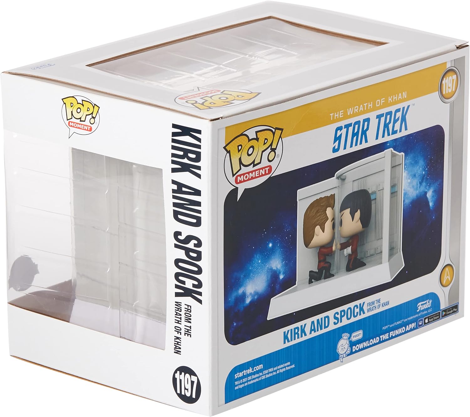 Funko Pop! Moment: Tokyo GhoulT con '22 - Star Trek - Captain Kirk & Spock - Star Trek The Original Series - Figura de Vinilo Coleccionable - Idea de Regalo- Mercancia Oficial - TV Fans