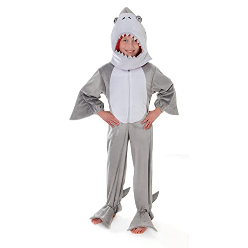 SHARK COSTUME PLUSH W/HEAD (140CM) - FANCY DRESS