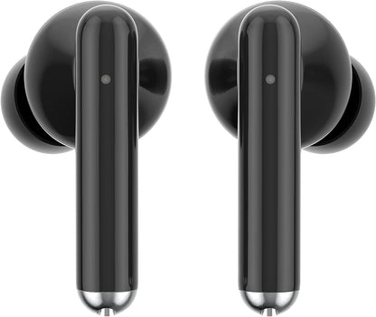 Ledwood Capella TWS Wireless Stereo Bluetooth 5.2 In-Ear Touch Earphones Super Bass Voice Assistant Compatible with iOS/Android (Black/White