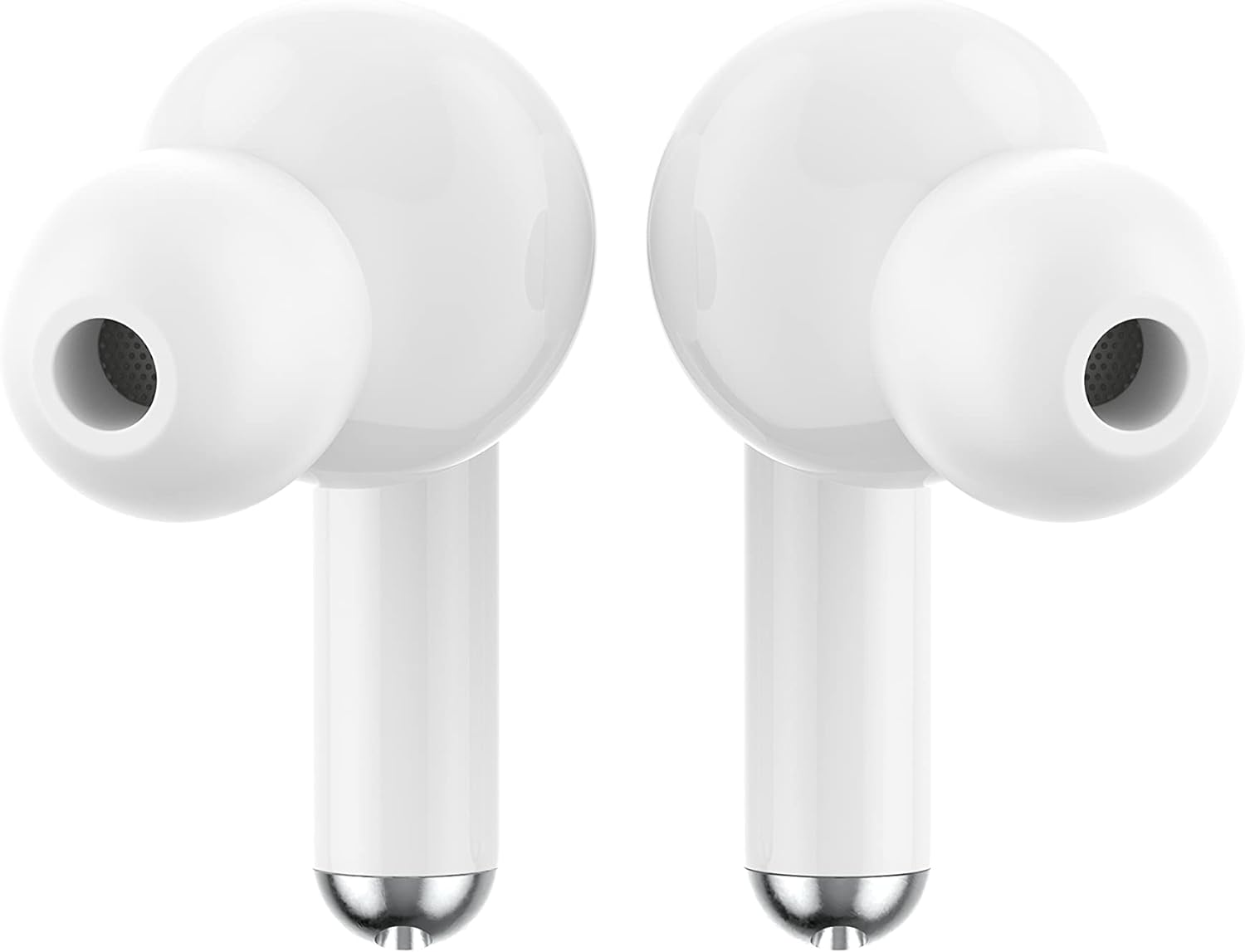 Ledwood Capella TWS Wireless Stereo Bluetooth 5.2 In-Ear Touch Earphones Super Bass Voice Assistant Compatible with iOS/Android (White/Black