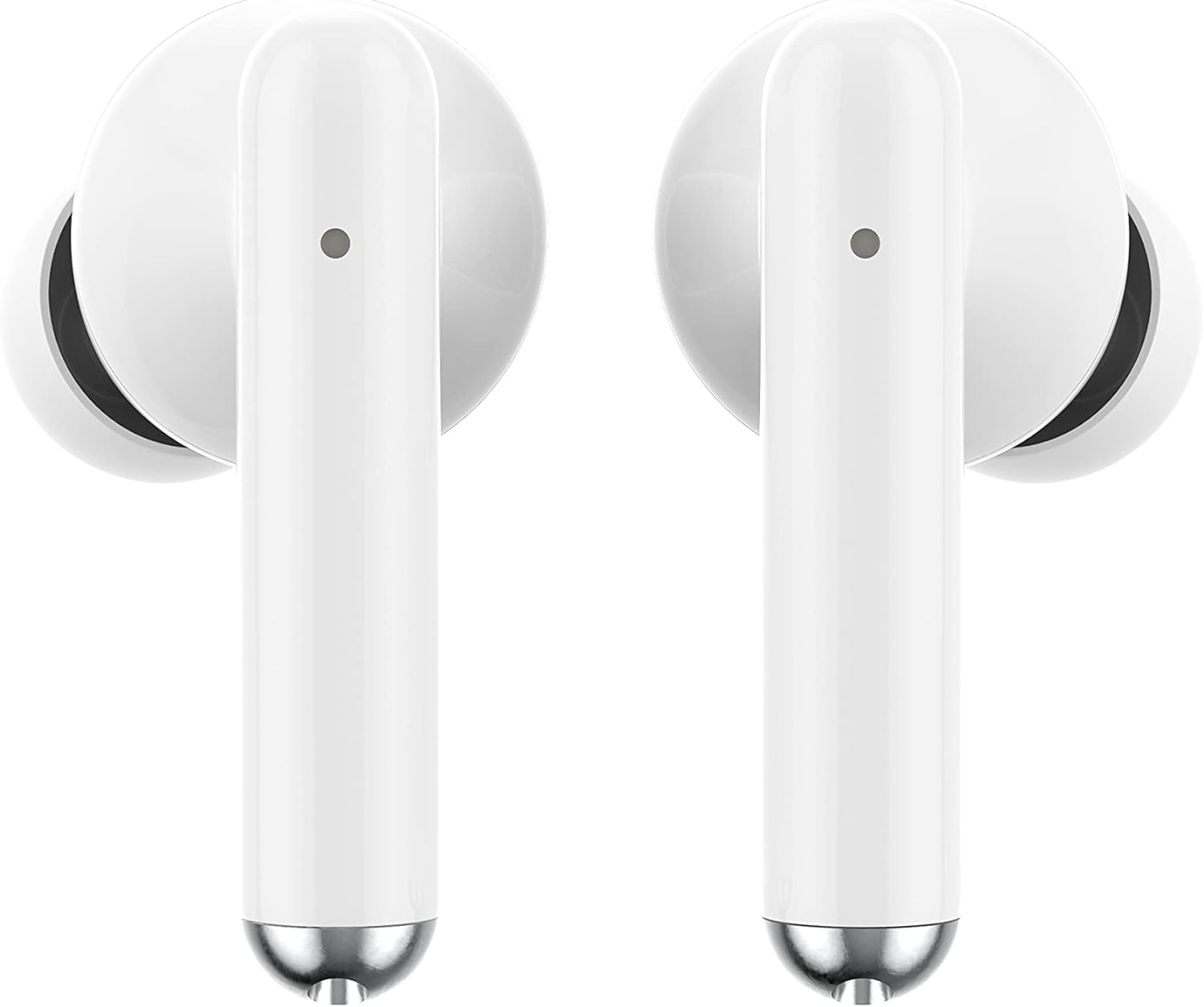 Ledwood Capella TWS Wireless Stereo Bluetooth 5.2 In-Ear Touch Earphones Super Bass Voice Assistant Compatible with iOS/Android (White/Black