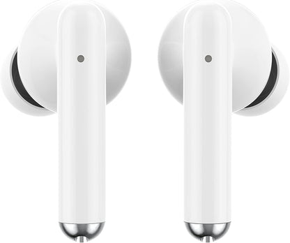 Ledwood Capella TWS Wireless Stereo Bluetooth 5.2 In-Ear Touch Earphones Super Bass Voice Assistant Compatible with iOS/Android (White/Black