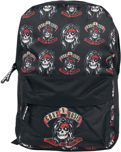 Rocksax Mochila Guns N' Roses - Appetite, Black, M, Rocksax