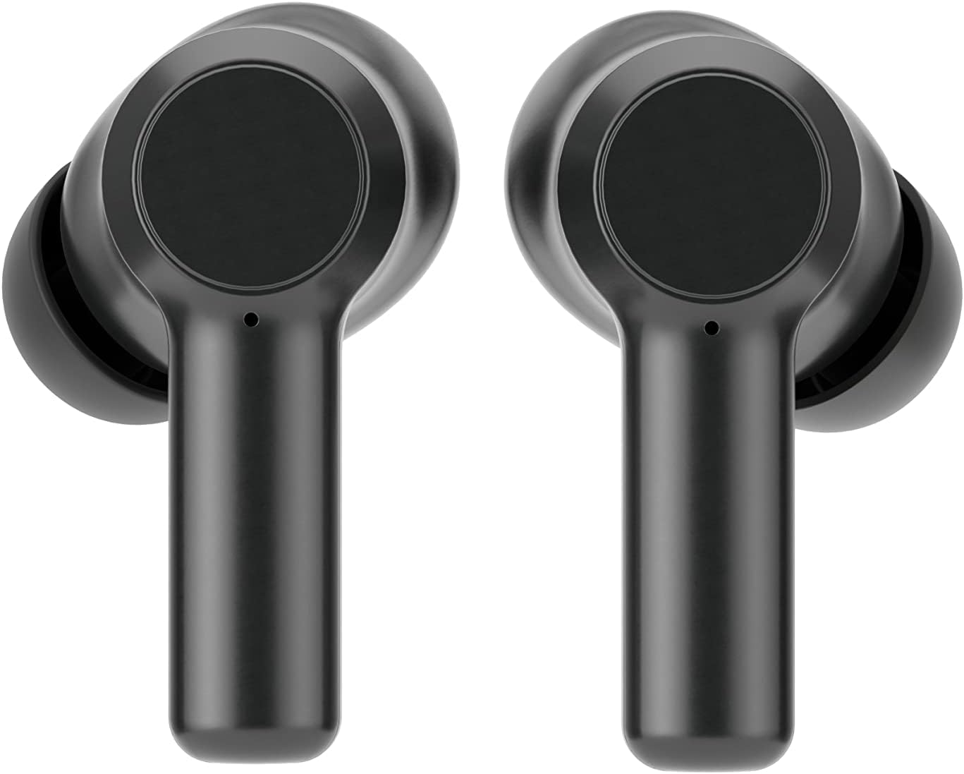 Ledwood Auricolare Bluetooth senza fili + orologio connesso urbano, auricolari tattile, supporto vocale, applicazione inclusa, orologio IPX65, compatibile con iOS/Android (nero