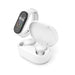 LEDWOOD Kepler TWS Wireless Earphones + Activity Tracker - Touch Earphones - Voice Assistance - Compatible with iOS/Android (White)
