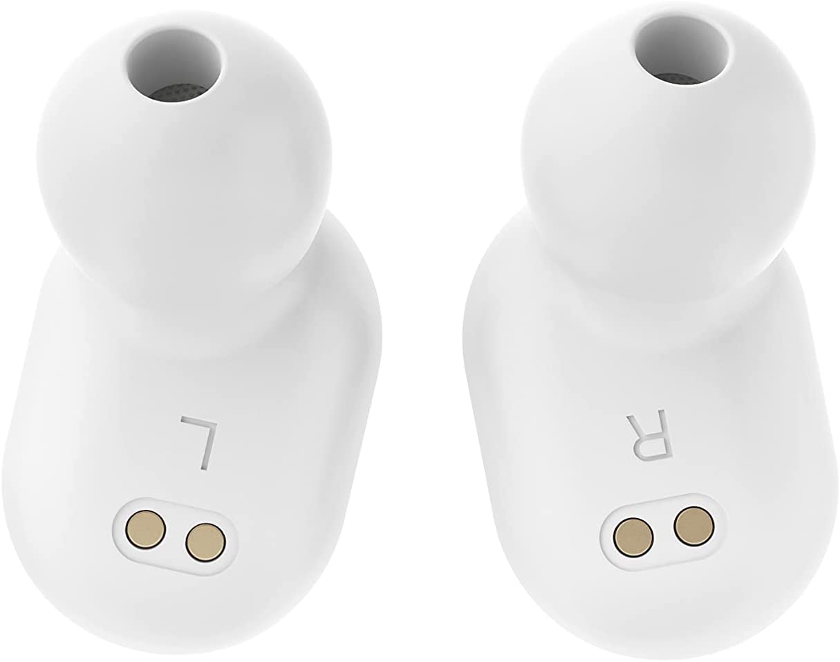 LEDWOOD Kepler TWS Wireless Earphones + Activity Tracker - Touch Earphones - Voice Assistance - Compatible with iOS/Android (White)