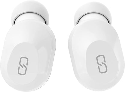 LEDWOOD Kepler TWS Wireless Earphones + Activity Tracker - Touch Earphones - Voice Assistance - Compatible with iOS/Android (White)