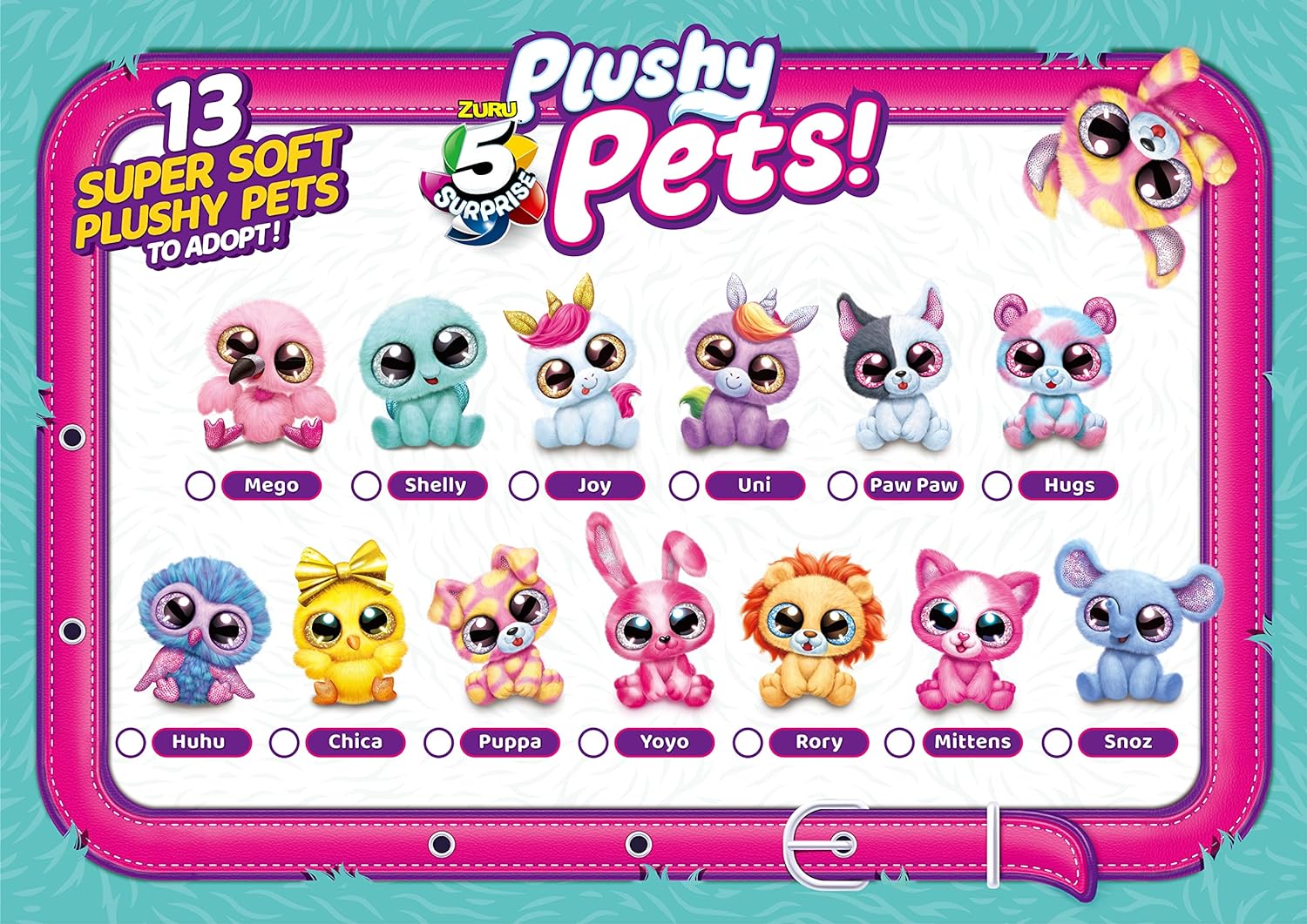 Zuru - 5 Surprise - Plushy Pets S1 - Collectible Soft Toys - 77167GQ2