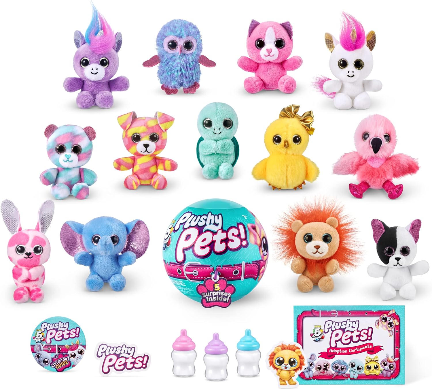 Zuru - 5 Surprise - Plushy Pets S1 - Collectible Soft Toys - 77167GQ2