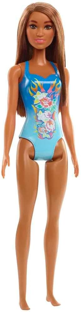 Barbie - Beach Doll - Blue Bathing Suit (HDC51