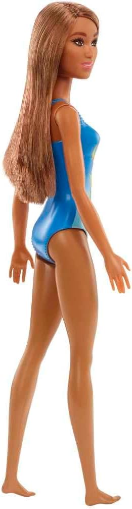 Barbie - Beach Doll - Blue Bathing Suit (HDC51