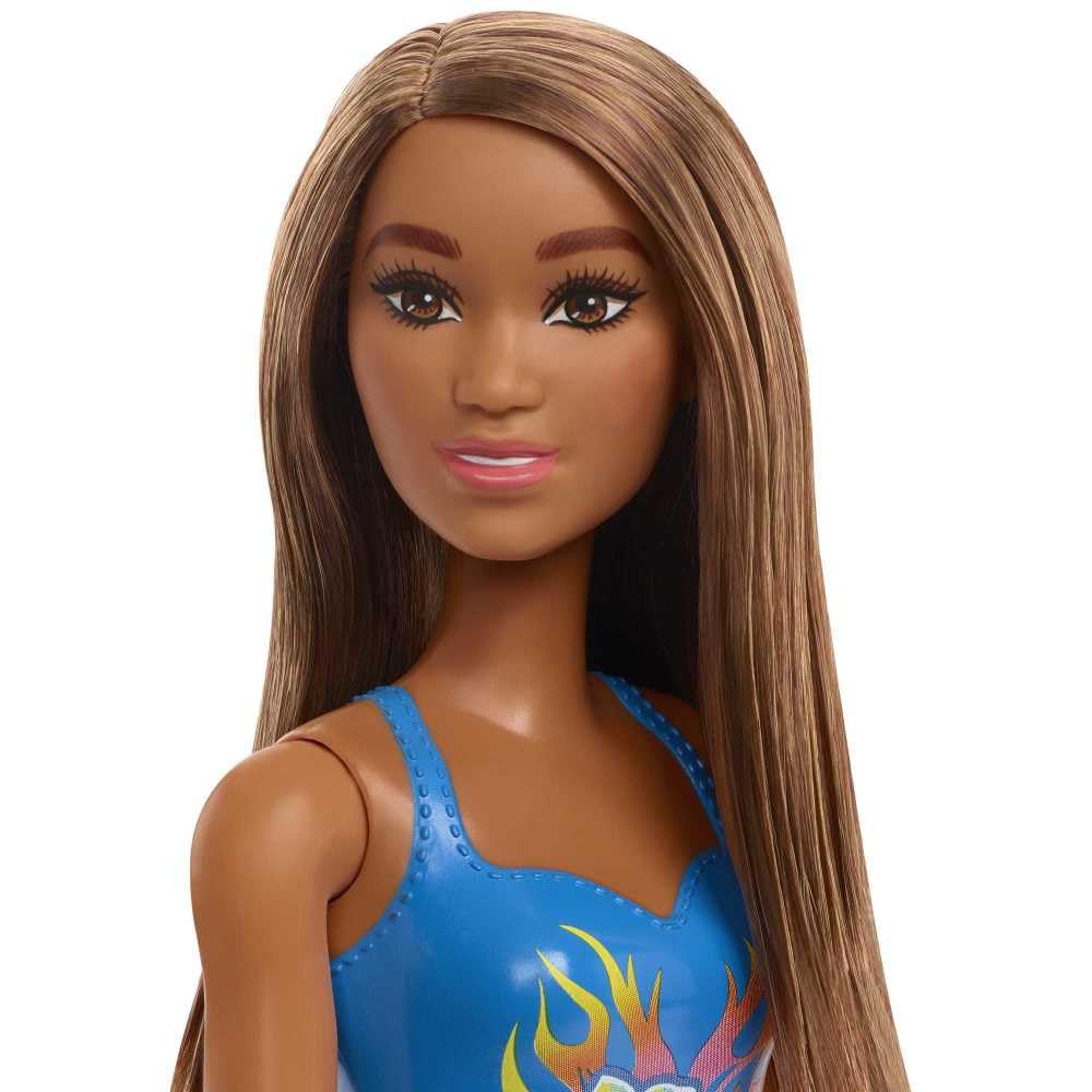 Barbie - Beach Doll - Blue Bathing Suit (HDC51