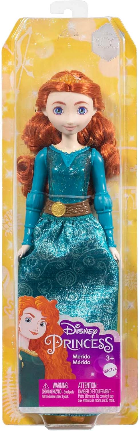 Mattel Disney Princess Merida Muñeca Princesa película Brave, Juguete +3 años (HLW13