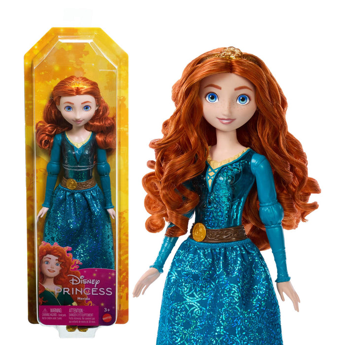 Mattel Disney Princess Merida Muñeca Princesa película Brave, Juguete +3 años (HLW13