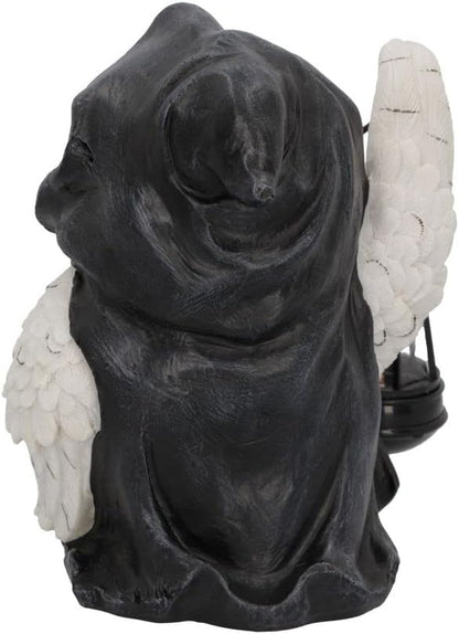 Nemesis Now Reapers Flight Owl Lantern Figurine, White 17cm
