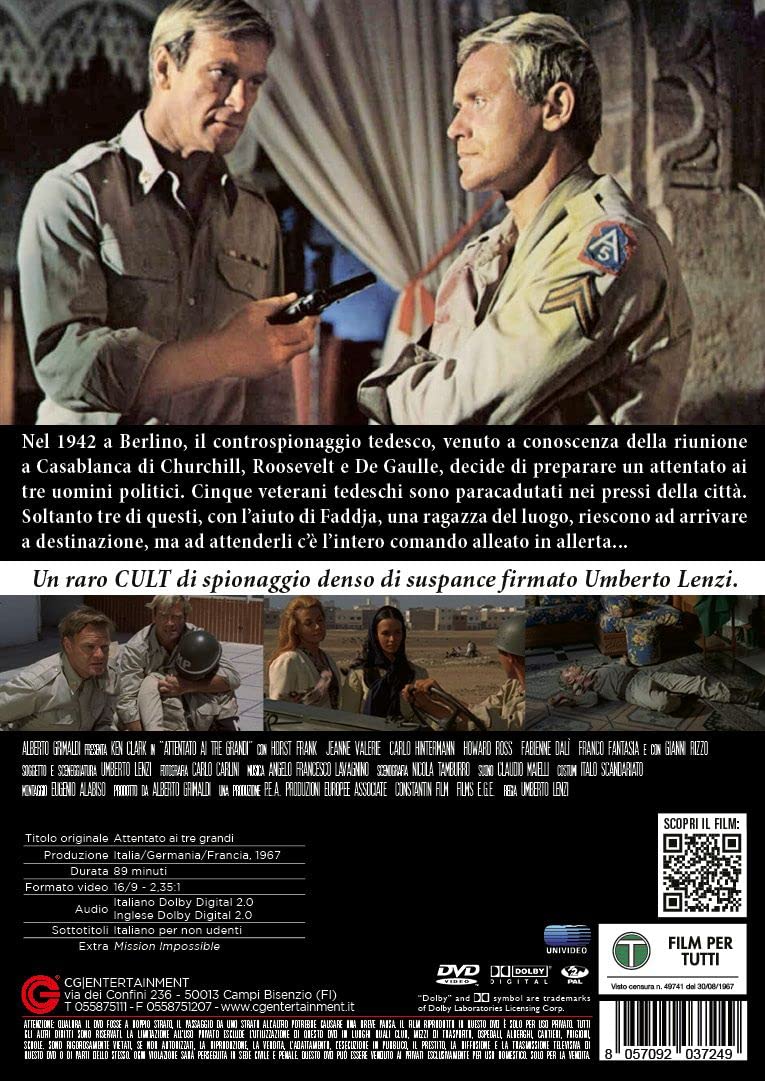 Attentato Ai Tre Grandi (DVD
