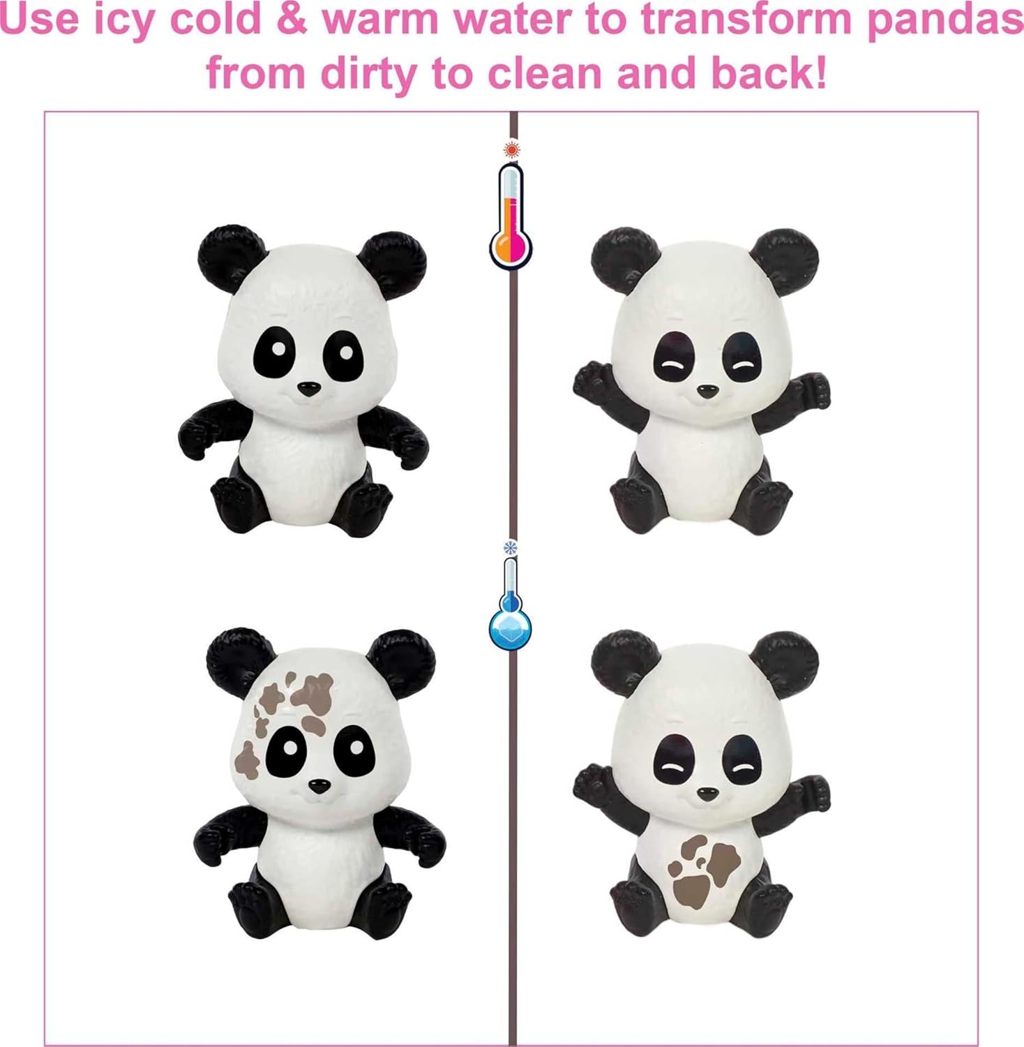 Barbie Tú Puedes ser Rescate de Pandas Muñeca asiática veterninaria con Set de Juego con Mascotas y Accesorios de Profesiones, Juguete +3 años (Mattel HKT77)