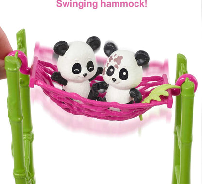 Barbie Tú Puedes ser Rescate de Pandas Muñeca asiática veterninaria con Set de Juego con Mascotas y Accesorios de Profesiones, Juguete +3 años (Mattel HKT77)