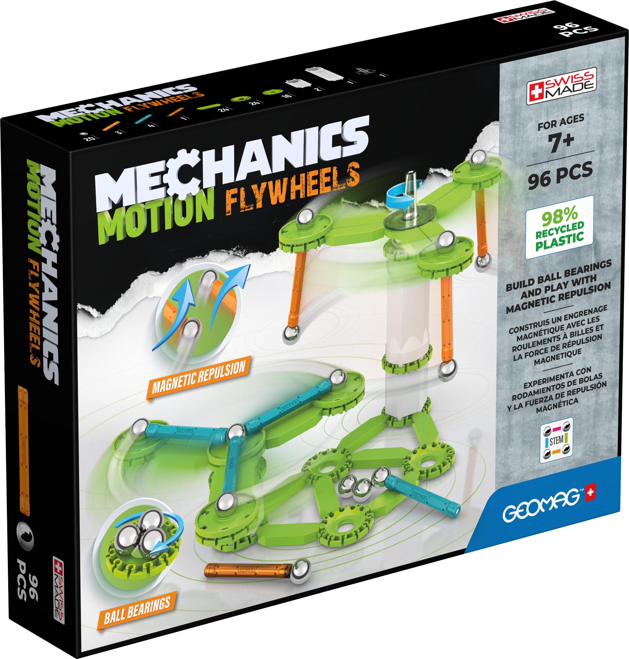 Geomag - Mechanics Motion Recycled Flywheels 96 (756)
