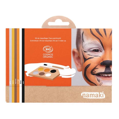 NAMAKI Schminkset, 6-Farben, Wilde Tiere, zertifizierte Naturkosmetik
