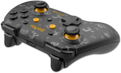 Harry potter - manette switch sans fil câble 1m - noir