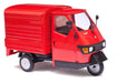 Busch - 1/43 Piaggio Ape 50 M.kofferaufbau Rot