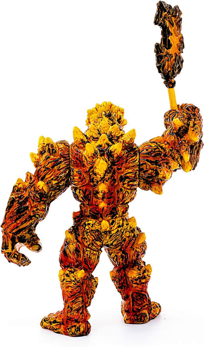 Schleich Eldrador Creatures Mythical Creatures Toys for Kids Lava Monster Action Figure, Lava Golem, Ages 7+