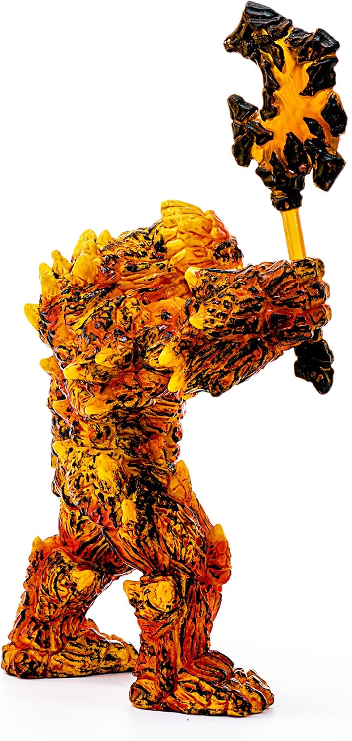 Schleich Eldrador Creatures Mythical Creatures Toys for Kids Lava Monster Action Figure, Lava Golem, Ages 7+