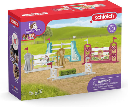 SCHLEICH 42612 Obstacle Accessoires Horse Club Toy Playset Accessory for children aged 5-12 Years & 42542 Horse Club Sarah & Mystery, ab 5 Jahren, HORSE CLUB - Spielset, 6 Teile + TOY_FIGURE,42542