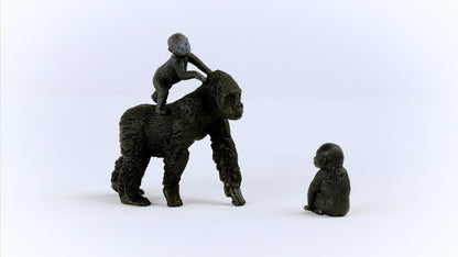 SCHLEICH 42601 Gorilla Family Wild Life Toy Figurine for children aged 3-8 Years