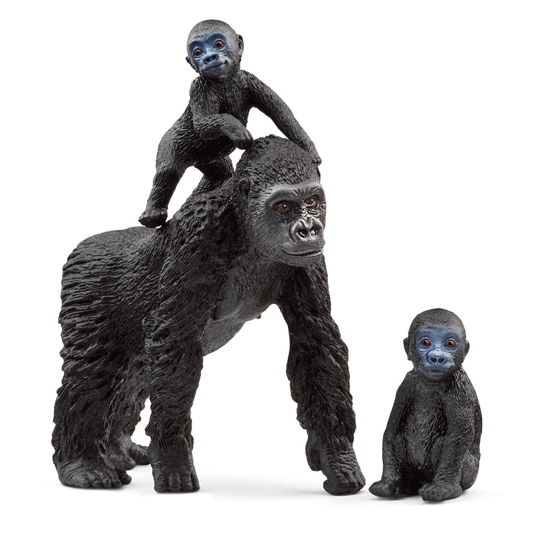SCHLEICH 42601 Gorilla Family Wild Life Toy Figurine for children aged 3-8 Years
