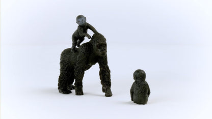 SCHLEICH 42601 Gorilla Family Wild Life Toy Figurine for children aged 3-8 Years