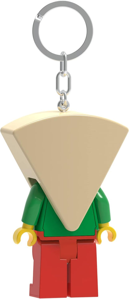 LEGO Classic Pizza Guy Keychain Light - 3 Inch Tall Figure (KE176