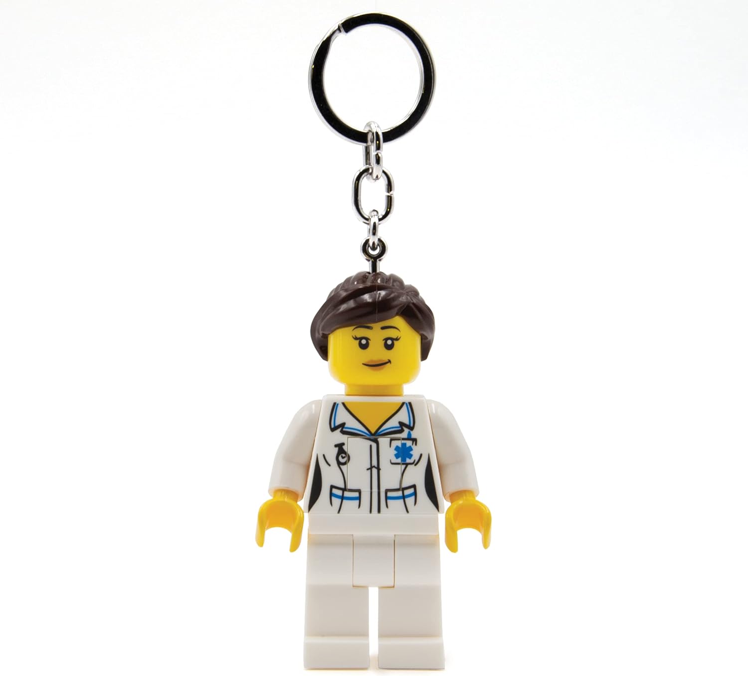 Lego Iconic KE186 Keychain Flashlight - 76mm large figure - including 2 CR2025 batteries
