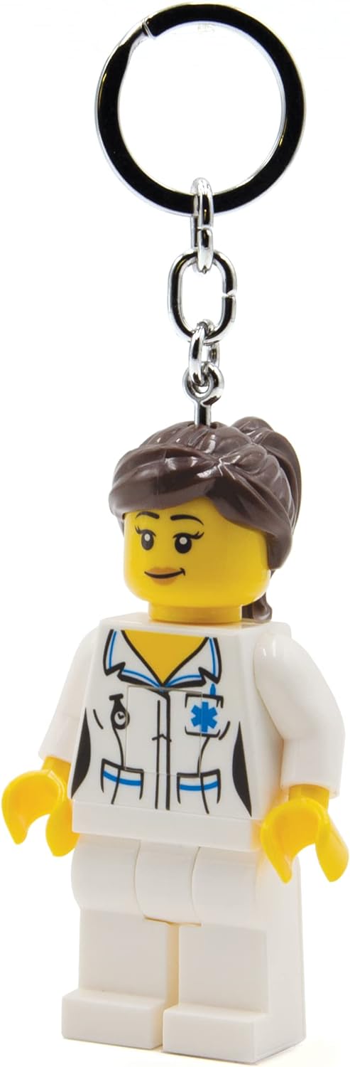 Lego Iconic KE186 Keychain Flashlight - 76mm large figure - including 2 CR2025 batteries