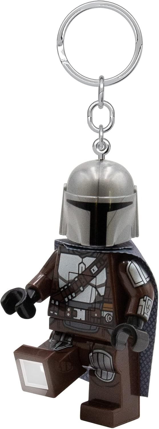 Iqhk- Llavero Linterna Lego Mandaloriano Temporada 2 8Cm, Color Negro (KE187H