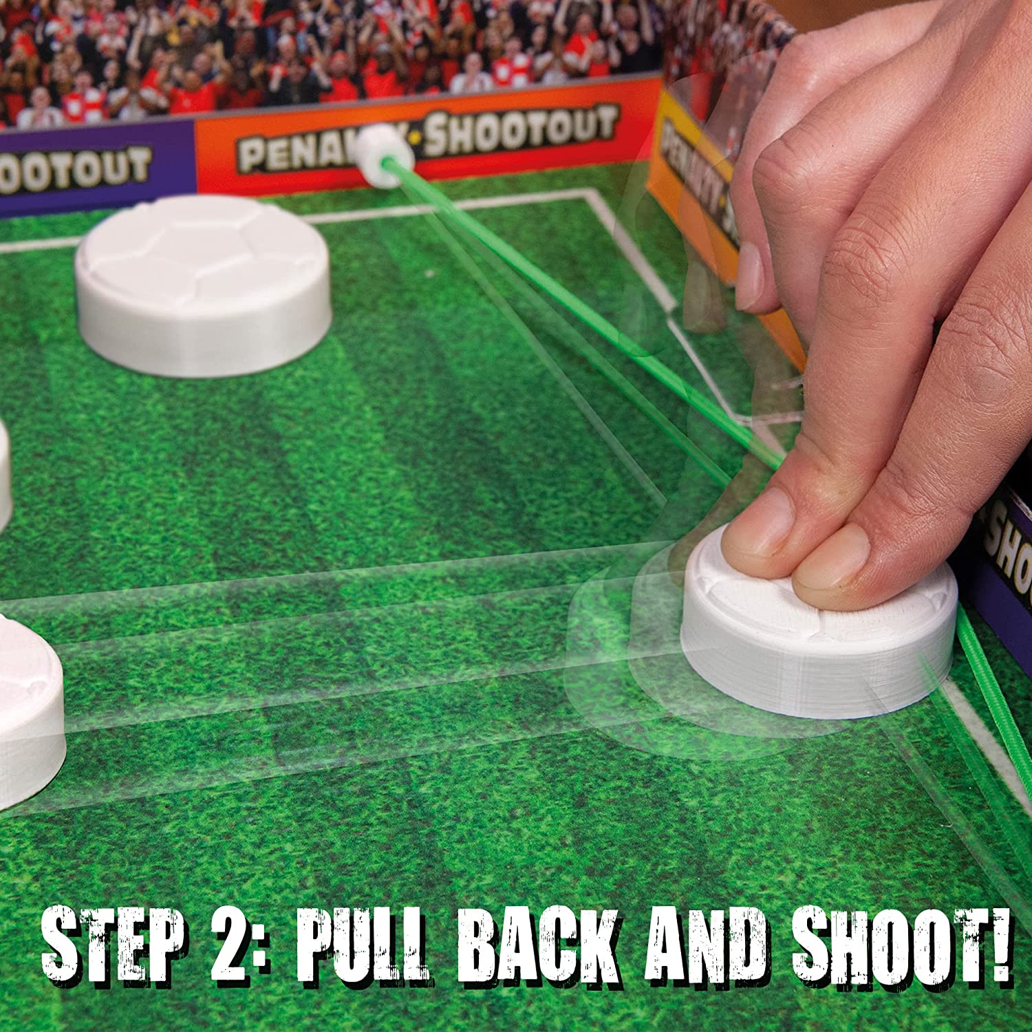 IDEAL | Penalty Shootout: The Flicking Fast Football Game! | Family Games | For 2 Players | Ages 6+