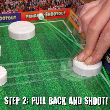 IDEAL | Penalty Shootout: The Flicking Fast Football Game! | Family Games | For 2 Players | Ages 6+